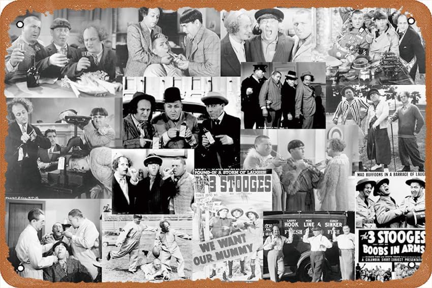 Vintage Collectible Posters - La collezione dei Tre Stooges: insegna