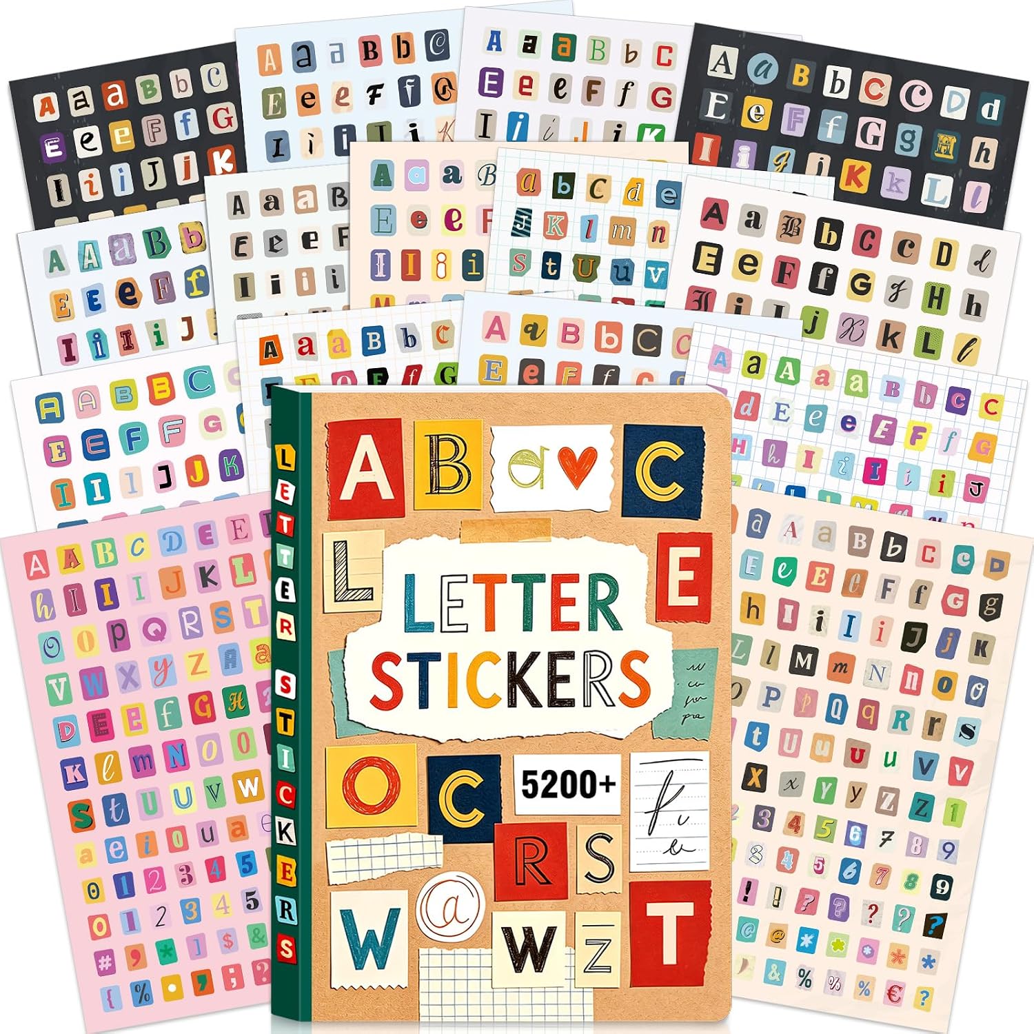5200+ Pezzi/48 Fogli Adesivi C - Vintage Collectible Books recensione e prezzo
