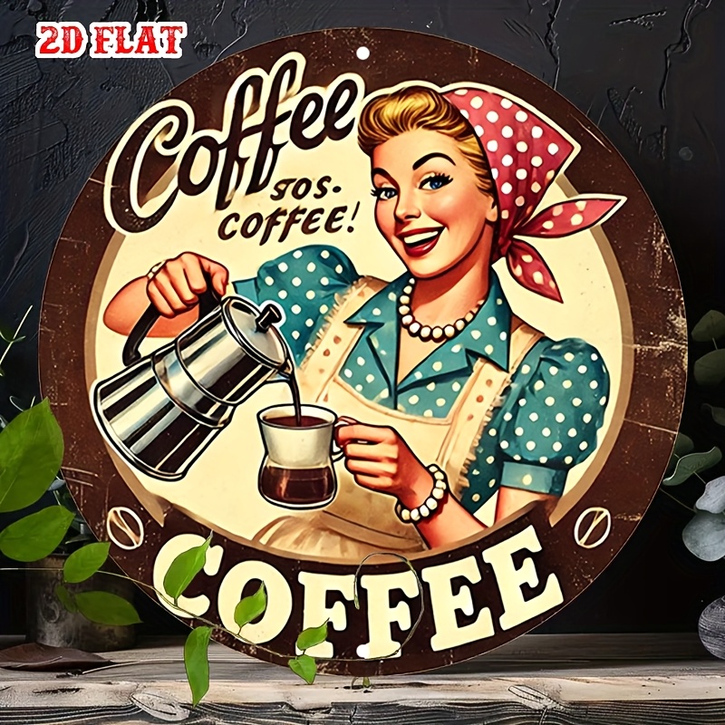 [2D Piatto] Cartello da caffè  - Vintage Collectible Plates recensione e prezzo