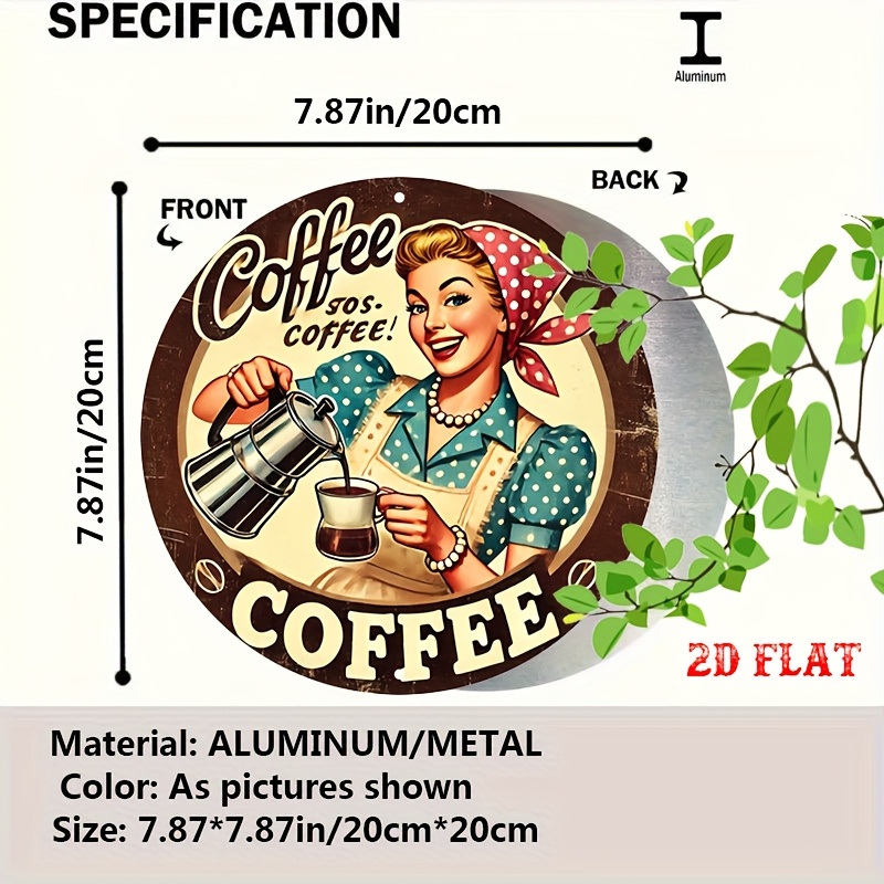 [2D Piatto] Cartello da caffè  - Vintage Collectible Plates recensione e prezzo