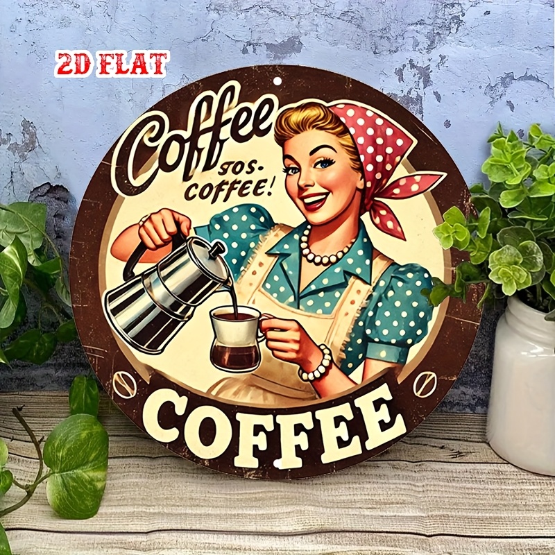 [2D Piatto] Cartello da caffè  - Vintage Collectible Plates recensione e prezzo