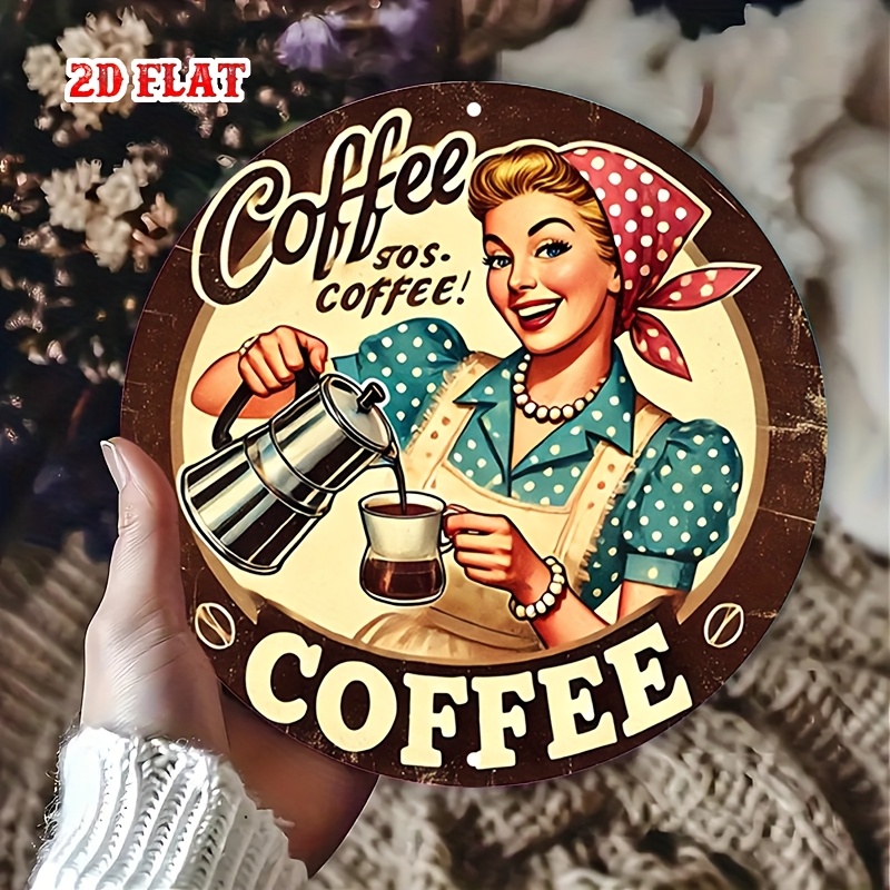 [2D Piatto] Cartello da caffè  - Vintage Collectible Plates recensione e prezzo