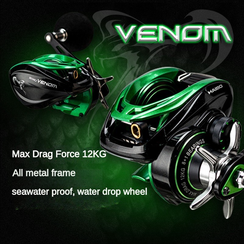 HAIBO VENOM mulinello da pesca - Developing Tank Reel recensione e prezzo