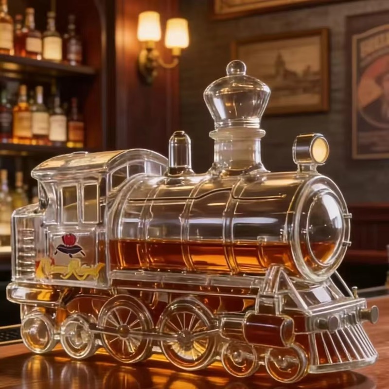 Decanter in Vetro a Forma di T - Vintage Collectible Liquor Bottles recensione e prezzo