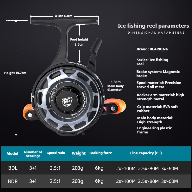 Mulinello da pesca sul ghiacci - Developing Tank Reel recensione e prezzo