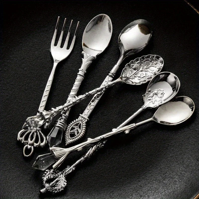 6 pezzi vintage cucchiai forch - Vintage Collectible Spoons recensione e prezzo