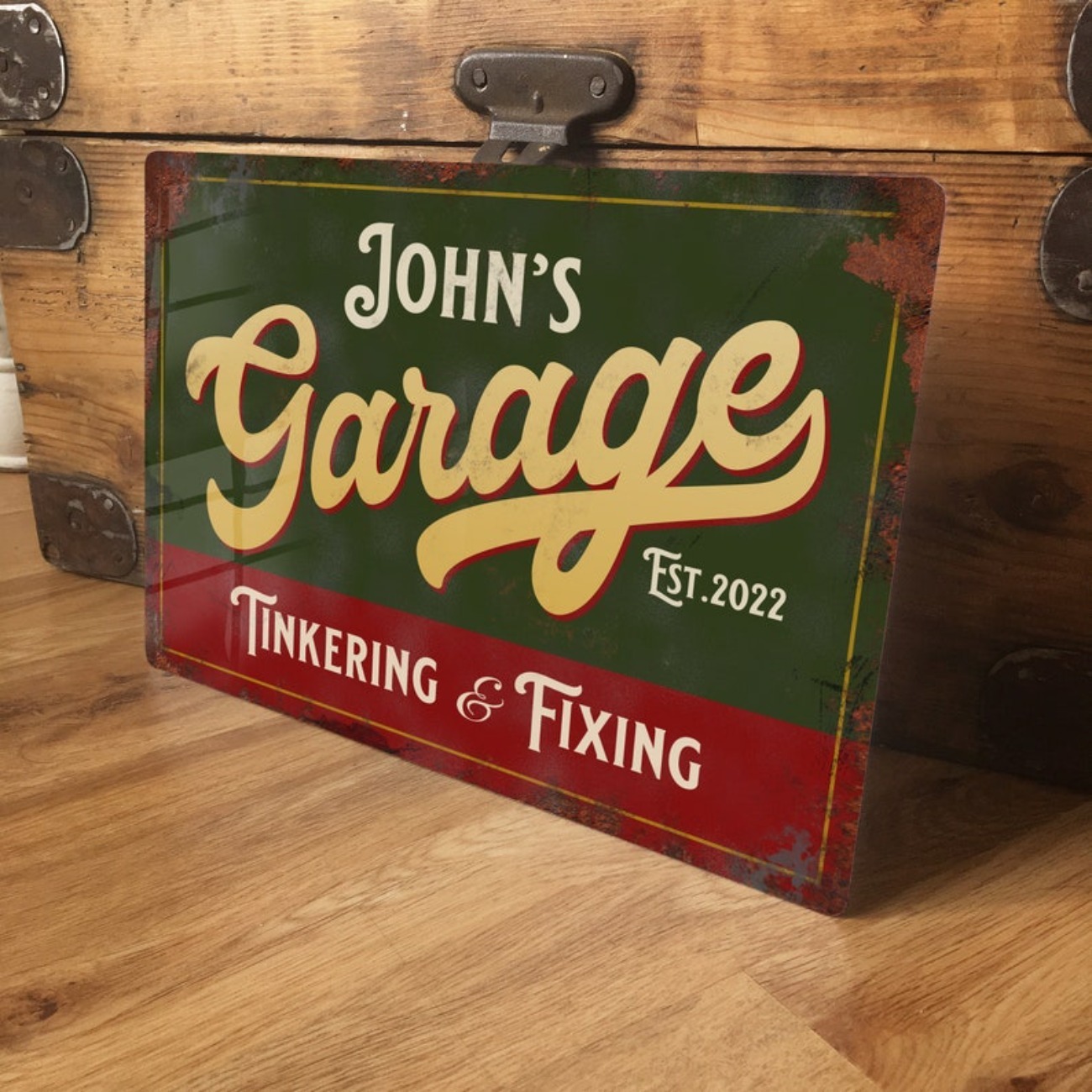 Targa in metallo per garage pe - Vintage Collectible Plates recensione e prezzo